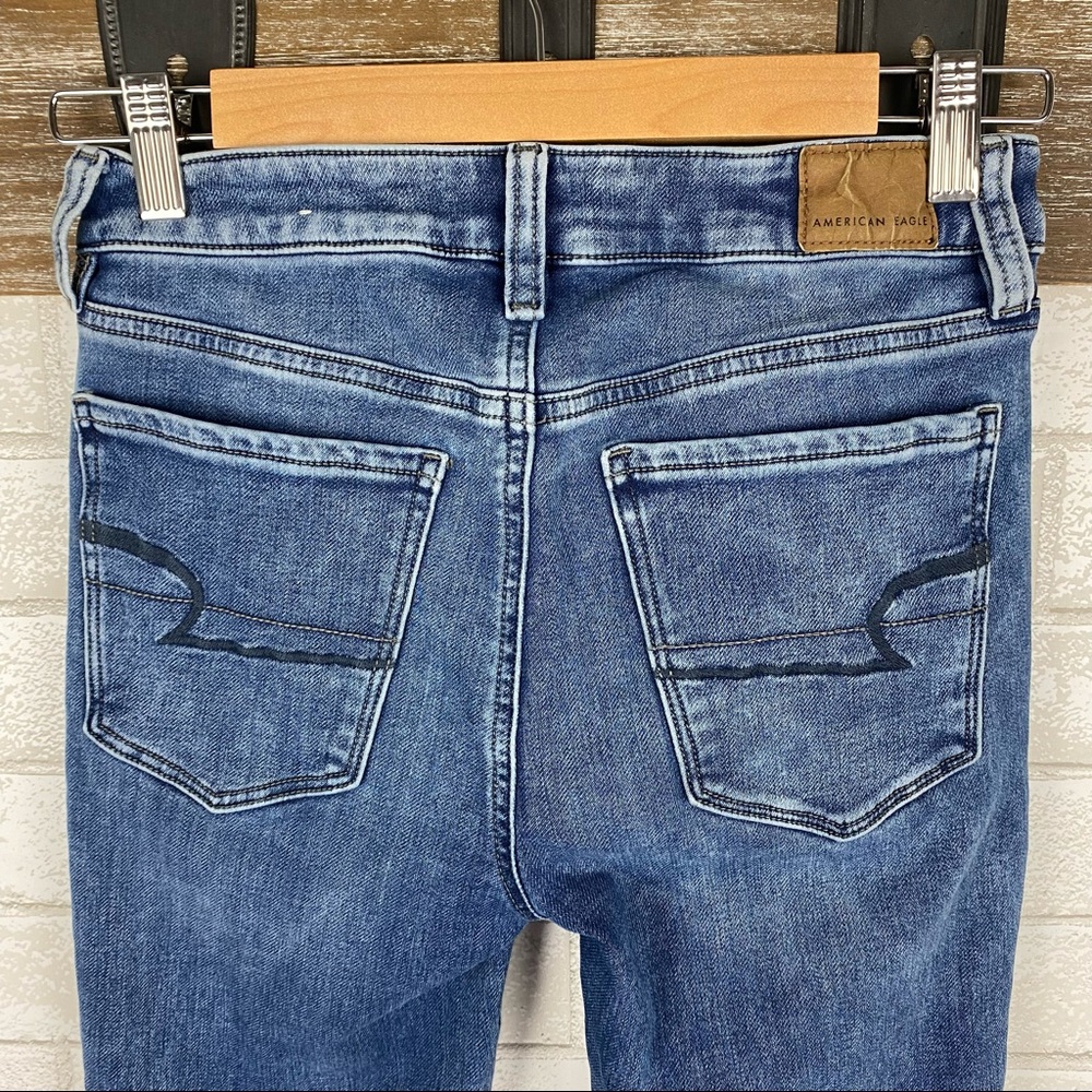 American Eagle outfitters High Rise Jegging Super stretch size 2 - Picture 4 of 8